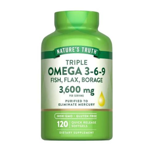 Triple Omega 3 6 9 - 3600mg - 120 Softgels Triple Omega 3 6 9 - 3600mg - 120 Softgels